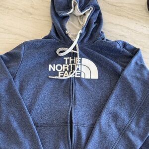 The North Face Women’s Full Zip Hoodie  Heather Blue size XL